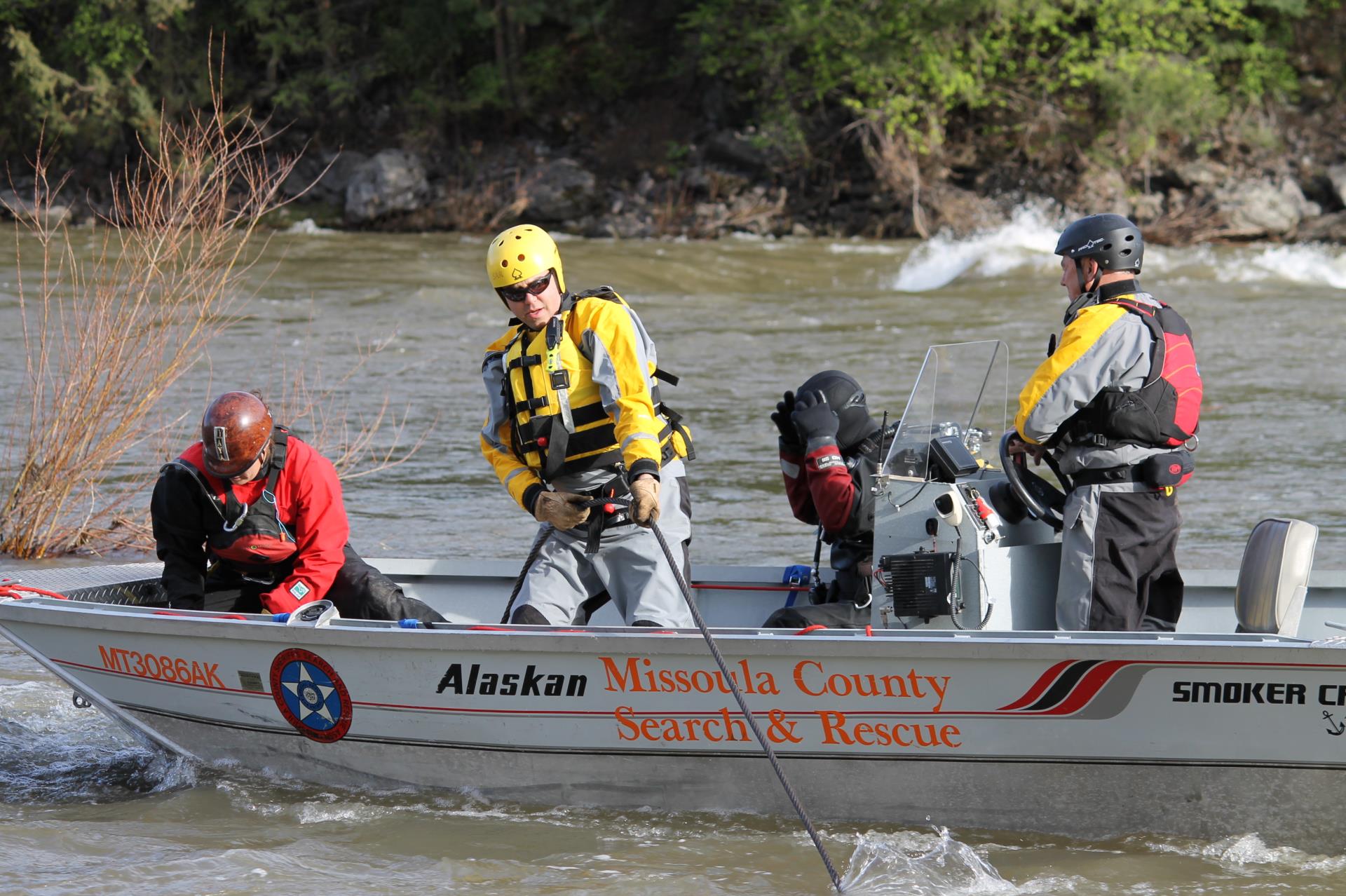 Missoula County Sheriff's Office - MCSAR Swiftwater Training